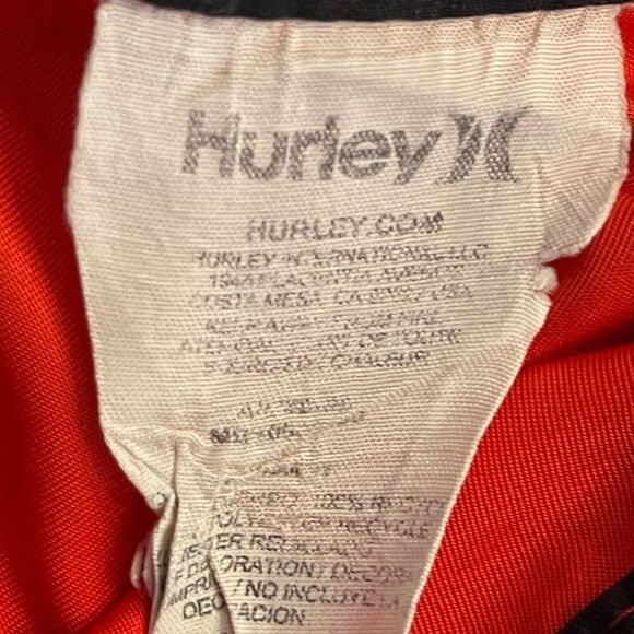 Hurley Mens Phantom One & Only Boardshorts Durable Water Bright Crimson Size 31 - Picture 3 of 8